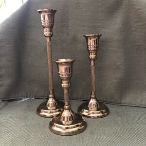 Elegant brass  Candle Holder Set